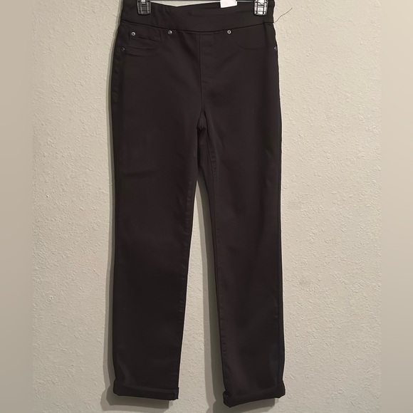 New Tribal Audrey Mid Rise  Pull on Straight Ankle jeans - Picture 4 of 12